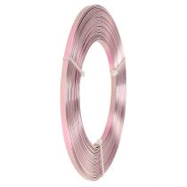 Artikel Aluminium fladtråd pink 5mm 10m