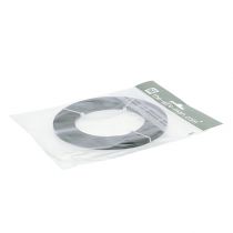 Artikel Flad aluminiumstråd, sort, dekorativ hobbytråd, 5 mm x 10 m
