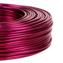 Aluminiumstråd Ø2mm 500g 60m Pink