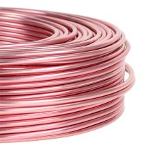 Aluminiumstråd Ø2mm 500g 60m Pink