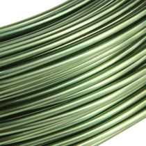 Artikel Aluminiumtråd grøn Ø2mm hobbytråd mørkegrøn 500g 60m