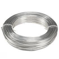 Artikel Aluminiumstråd i sølvmetal håndværkstråd 2mm 500g
