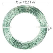 Artikel Aluminiumstråd 2 mm dekorativ tråd hobbytråd 60m 500g