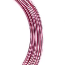 Artikel Alu tråd 2mm 100g pink