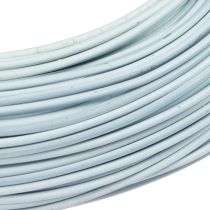 Artikel Aluminiumstråd, 2 mm hvid, smykketråd, 60 m (500 g), hobbytråd til dekoration og blomsterdekoration