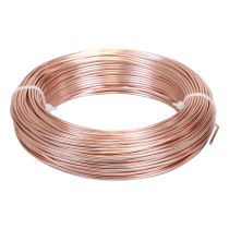 Artikel Aluminiumstråd aluminiumstråd 2mm smykketråd rosa guld 60m 500g