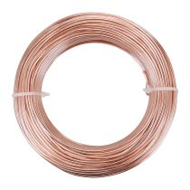 Artikel Aluminiumstråd aluminiumstråd 2mm smykketråd rosa guld 60m 500g
