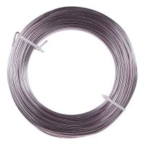 Aluminiumstråd Ø2mm pink pyntetråd rund 480g