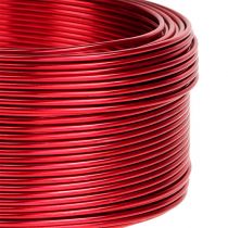 Aluminiumstråd Rød Ø2mm 500g 60m