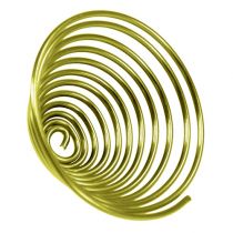 Aluminiumssnegl metalsnegl guld 2mm 120cm 2stk