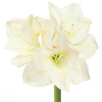 Artikel Amaryllis juleblomster kunstige L55cm hvid 2stk