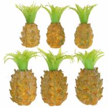Artikel Mini ananas kunstig H6,5cm - 8cm 6 stk