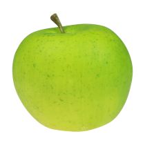 Dekorativ æblegrøn, dekorativ frugt, maddummy Ø6,5cm