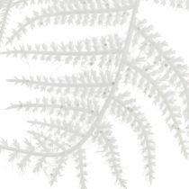 Artikel Asparges kunstige asparges bregne hvid glitter vinter dekoration 105cm