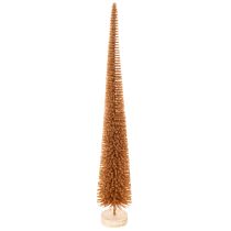 Artikel Kunstig juletræspynt, slank, med træbase, 40 cm, 3 stk.