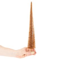 Artikel Kunstig juletræspynt, slank, med træbase, 40 cm, 3 stk.