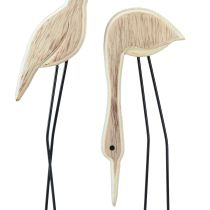 Artikel Stativ træfigur kran par natur 27,5×13cm 2 stk