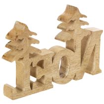Artikel Juledekoration Noel-fod med to grantræer 18 cm