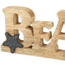 Artikel Stand skrift &quot;Beach&quot; maritim dekoration træ 35×12cm