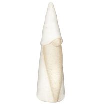 Artikel Dekorativ nissefigur til stående, juledekoration, keramik, 22 cm