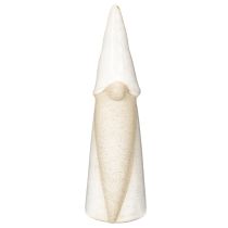 Artikel Dekorativ nissefigur til stående, juledekoration, keramik, 22 cm