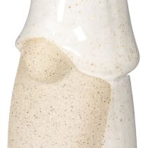 Artikel Dekorativ nissefigur til stående, juledekoration, keramik, 22 cm