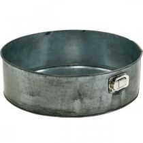 Artikel Plantekasse, dekorativ bradepande, springform til udplantning, metaldekoration Ø24cm H7,5cm