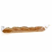 Artikel Dekorativ baguette-replika 38 cm - kunstig mad, brødimitation til butiksvinduer og køkkendekoration