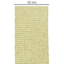 Artikel Dekorativt bånd med glitter, bredt bånd til gaveindpakning, 55 mm bredt, 15 m langt