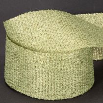 Artikel Dekorativt bånd med glitter, bredt bånd til gaveindpakning, 55 mm bredt, 15 m langt