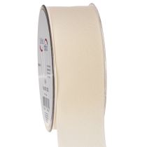Artikel Dekorativt fløjlsbånd, bredt, til gaver og hobbyartikler, 40 mm x 20 m