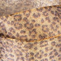 Artikel Leopardprint gavebånd til kreativ dekoration og blomsterdekoration, 25 mm x 20 m