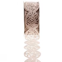 Artikel Fløjlsbånd påskeæg pyntebånd påskecreme 40mm 5m