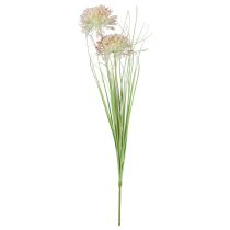 Kunstig blomsterkugleblomst allium prydløg kunstig rødgrøn 90cm