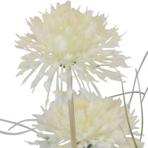 Artikel Kunstige blomster kugleblomst allium prydløg kunstig hvid 90cm