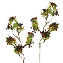 Artikel Kunstig bærgren cotoneaster rød 50 cm 2stk