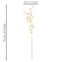Artikel Kunstig bærgrendekoration, guld, 70 cm, 3 stk.