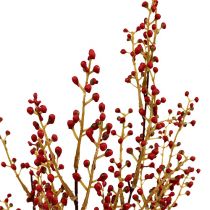 Kunstig rød bærgren 48cm 1p