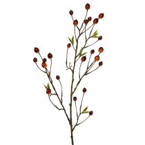 Bær gren rød kunstig kunstgren deco gren 82cm