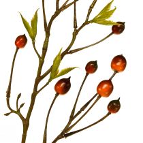Bær gren rød kunstig kunstgren deco gren 82cm