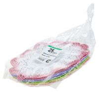 Artikel Biedermeier manchetter batik Ø19cm 25 stk