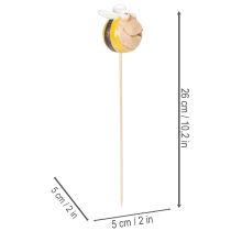 Artikel Havepæl bi udendørs dekoration til haven og altanen 26 cm 4 stk.
