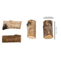 Artikel Dekorative birketræsstykker med bark til hobbybrug, 3 cm, 300 g