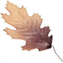 Røde egeblad efterårsblade deco blade deco 13×19cm 12stk