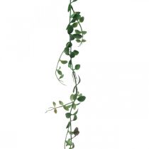 Krans af blade grøn Kunstige grønne planter dekoration guirlande 190cm