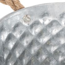 Artikel Skål i metal med rebhåndtag Ø18 cm H10 cm