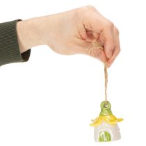 Artikel Hængende dekoration blomster keramik fehus som dekoration til ophæng 6 cm 6 stk.