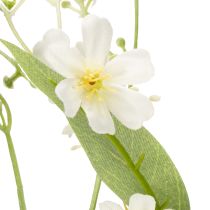 Artikel Dekorativ æbleblomstgren som kunstig blomst til lyse stuedetaljer, cremefarvet, 108 cm, 2 stk.