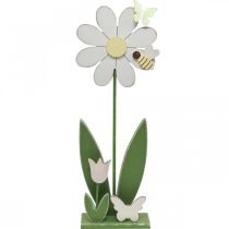 Blomsterdekoration med bi, trædekoration til foråret H56cm