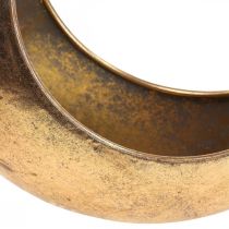 Artikel Hængende kurv moon deco guld vintage deco 32/22cm sæt af 2